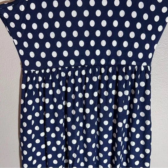 Euovmy Women's Sleeveless Dress Casual Loose Summer Maxi with Polka Dot Size S - Picture 4 of 12